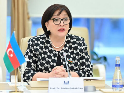 Sahibə Qafarova Səudiyyə Ərəbistanı Krallığı Şura Məclisinin nümayəndə heyəti ilə görüşüb
