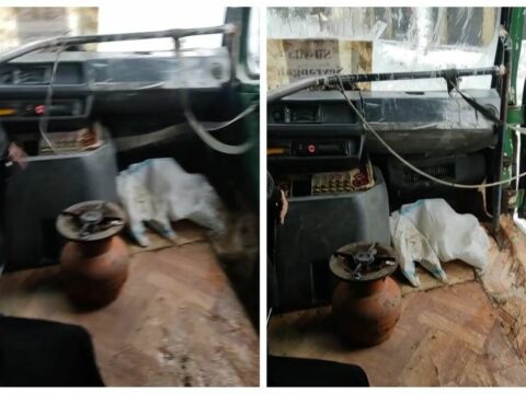 Avtobusun salonunu qaz balonu ilə qızdıran sürücü SAXLANILDI
