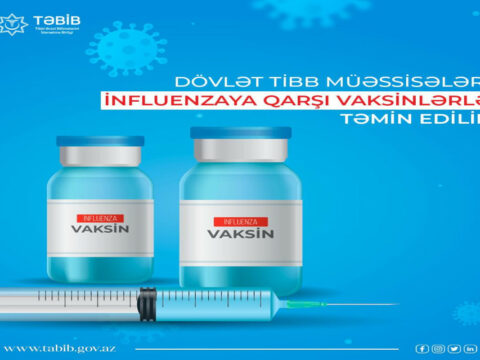 Dövlət tibb müəssisələri influenzaya qarşı vaksinlə təmin edilib