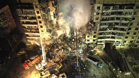 Dneprdə raket hücumu nəticəsində ölənlərin sayı 45-ə çatıb 