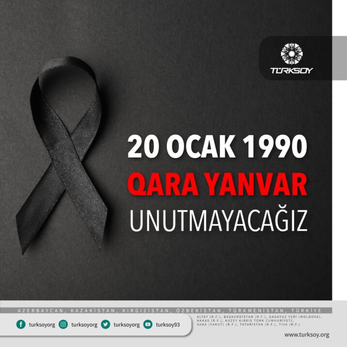TÜRKSOY-dan 20 Yanvar PAYLAŞIMI