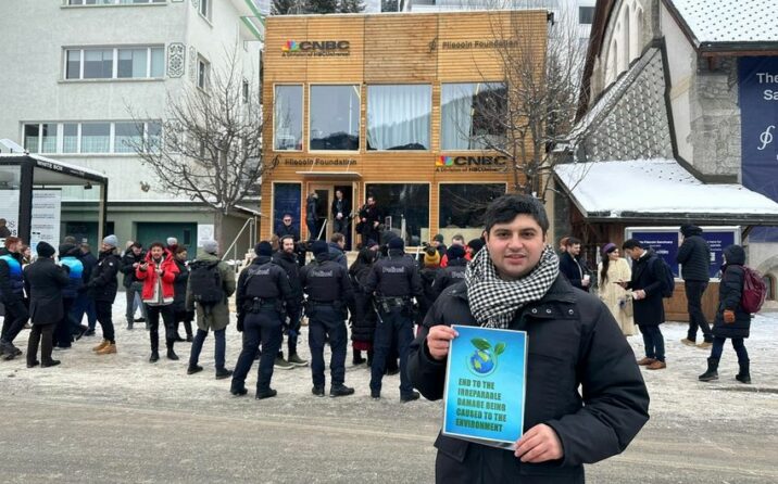 Davosda Laçın yolundakı aksiyaya dəstək göstərildi