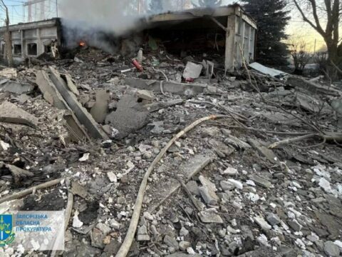 Rusiyanın raket zərbələri Zaporojyedə 3 nəfərin həyatına son qoydu
