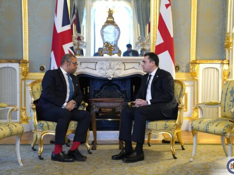 Gürcüstanın XİN başçısı britaniyalı həmkarı ilə görüşdü