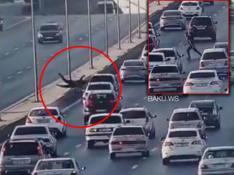 Bakıda qəfil yola çıxan piyadanın dəhşətli ölümü