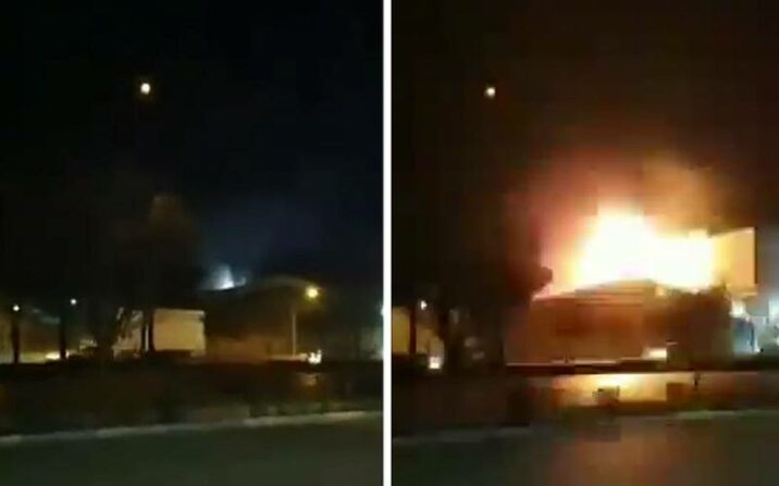 İsrail Hərbi Hava Qüvvələri SEPAH-ın yük maşını karvanını bombalayıb 