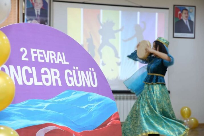 55 nömrəli məktəbdə Gənclər günü