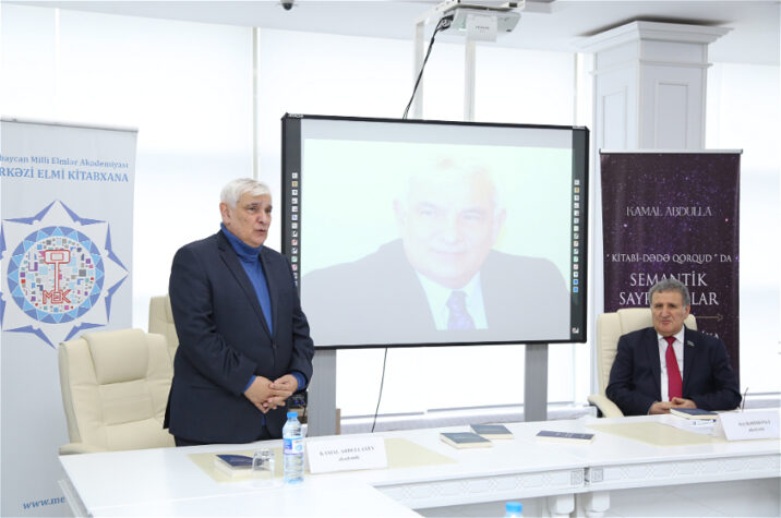 Kamal Abdullanın “Kitabi-Dədə Qorqud”da semantik sayrışmalar. Mifolinqvistika” kitabının təqdimatı keçirilib