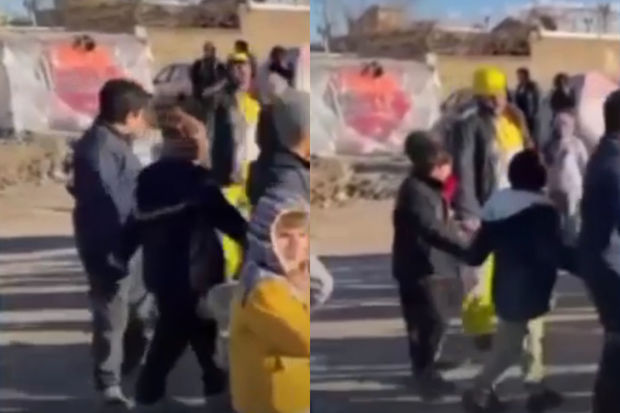 Güneyli aktyorlar Xoydakı uşaqlara dəstək olurlar