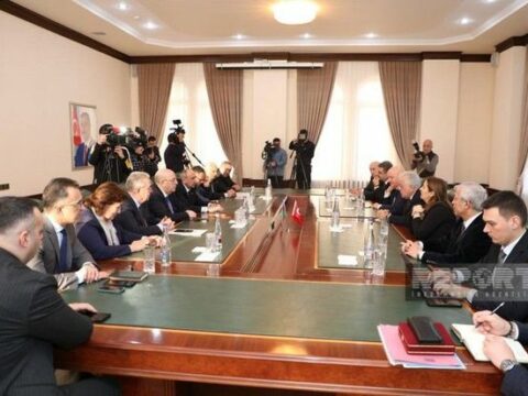 Qərbi Azərbaycan İcmasında Türkiyə parlamentinin deputatları ilə görüş keçirilib