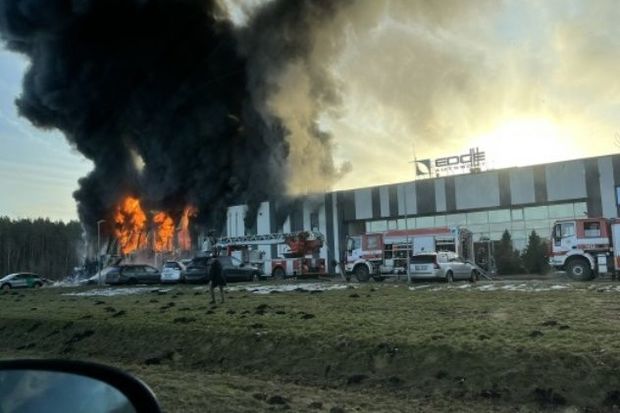Latviyada dron zavodunda yanğın baş verib