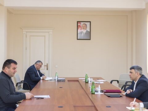 İnam Kərimov Saatlıda vətəndaşları qəbul edib