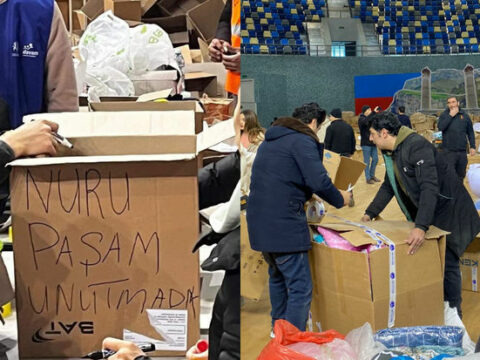 Bakıdakı yardım kampaniyasında Nuru Paşa da yad edildi