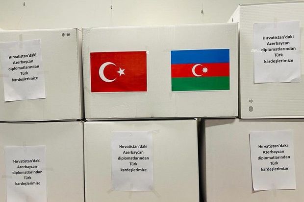 Azərbaycanın Xorvatiyadakı səfirliyi Türkiyəyə yardım edib