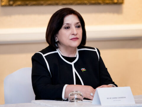 Sahibə Qafarova CAR-ın Milli Assambleya sədrilə görüşüb