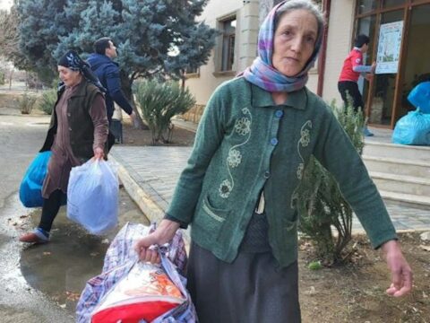 Azərbaycanlı məcburi köçkünlərdən türkiyəli köçkünlərə dəstək