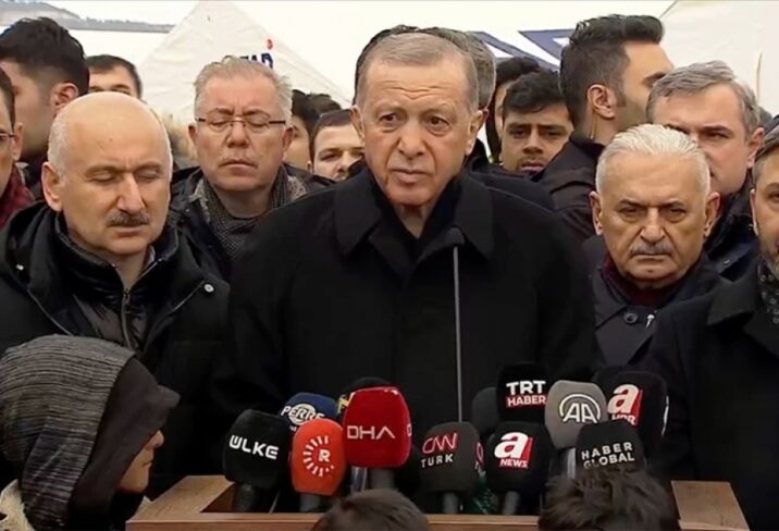 Ərdoğan Diyarbakıra zəlzələ bölgəsinə getdi