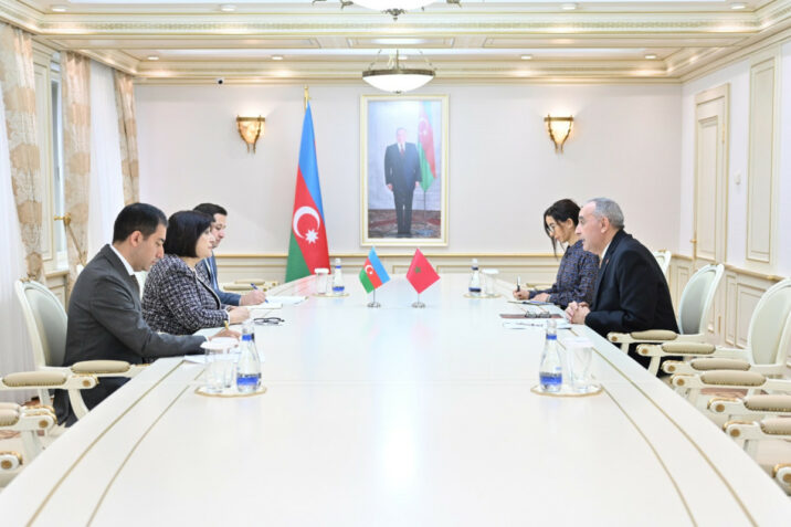 Sahibə Qafarova Mərakeş səfirilə görüşdü 