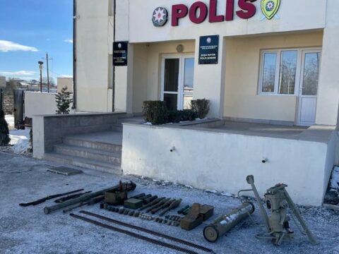 Şuşada silah-sursat aşkarlandı