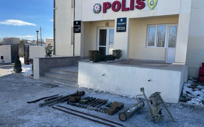 Şuşada silah-sursat aşkarlandı