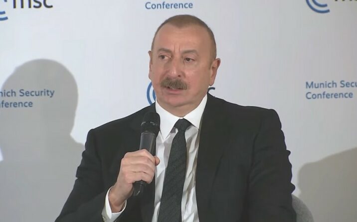 Prezident İlham Əliyev Münhen Təhlükəsizlik Konfransı çərçivəsində plenar iclasda iştirak edir