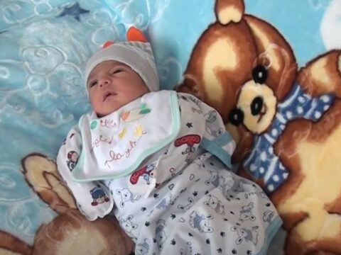 Ağalı kəndinin 30 il sonra ilk körpəsi