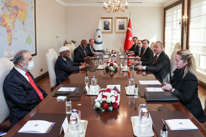 Çavuşoğlu İƏT Baş katibi ilə görüşüb
