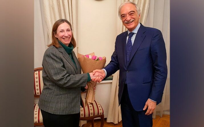 Polad Bülbüloğlu amerikalı həmkarı ilə danışıqlar apardı
