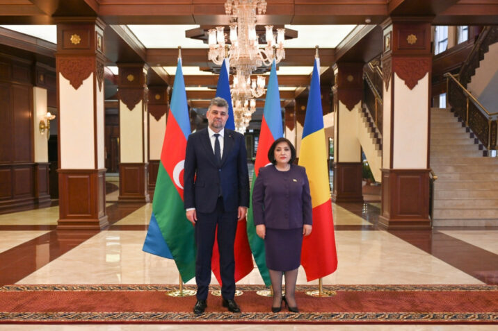 Sahibə Qafarova rumıniyalı həmkarı ilə görüşdü