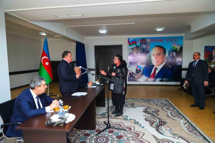 Xətaidə sakinlərlə növbəti ğörüş keçirildi