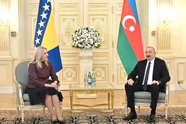 İlham Əliyev Bosniya və Herseqovinanın Rəyasət Heyətinin Sədri ilə görüşüb – YENİLƏNİB + FOTO