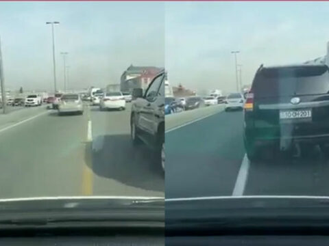Operativ nəqliyyat vasitəsinə yol verməyən sürücü cərimələndi