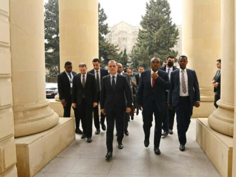 Efiopiyanın xarici işlər naziri Azərbaycana gəldi