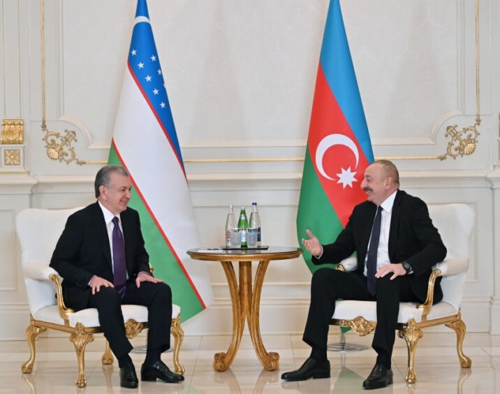 İlham Əliyev Mirziyoyevlə GÖRÜŞDÜ 