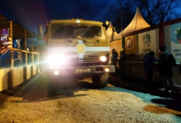 Sülhməramlıların 66 maşını aksiya ərazisindən keçdi