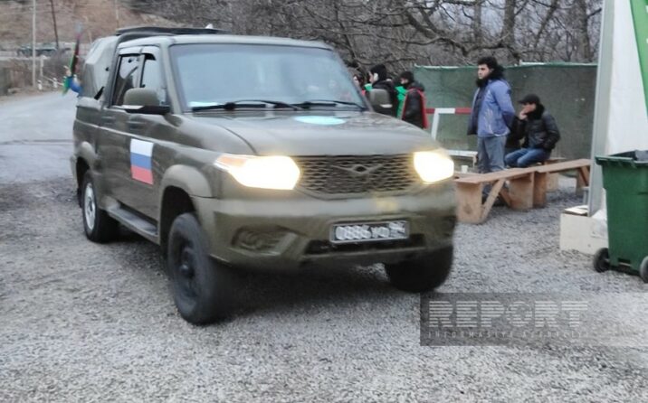 Bu gün Xankəndi-Laçın yolunda sülhməramlılara məxsus 78 avtomobil maneəsiz keçib