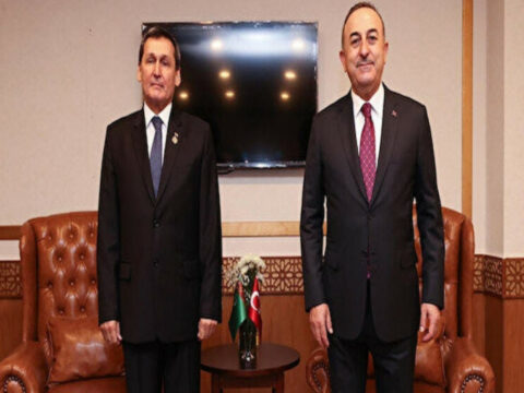 Çavuşoğlu türkmənistanlı həmkarı ilə TDT-ni müzakirə edib