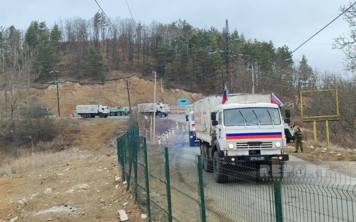 Xankəndi-Laçın yolunda sülhməramlılara məxsus 71 avtomobil maneəsiz keçib