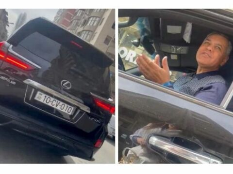 Bakıda bahalı nömrəli maşında evli xanımlara sataşan saxlanıldı – VİDEO