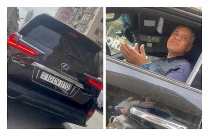 Bakıda bahalı nömrəli maşında evli xanımlara sataşan saxlanıldı – VİDEO