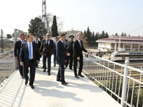 Bakı-Ağstafa-Bakı dəmir yolu marşrutu üzrə sınaq səfəri təşkil olunub