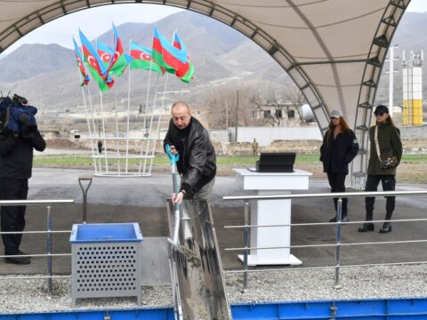 Suqovuşanda yeni yaşayış məhəlləsinin təməli qoyuldu
