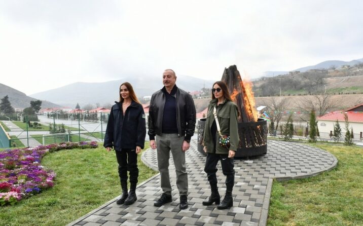 İlham Əliyev və Mehriban Əliyeva Tərtər rayonuna səfər ediblər