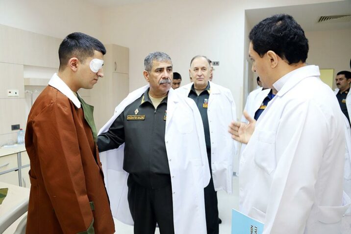 Zakir Həsənov hərbi hospitalda – VİDEO+FOTOLAR