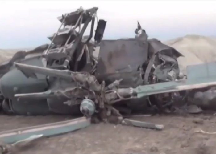 Hərbi helikopter qəzaya uğradı – Sağ çıxan olmadı