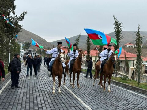 Talış kəndində 30 il sonra bayram tonqalı yandırıldı