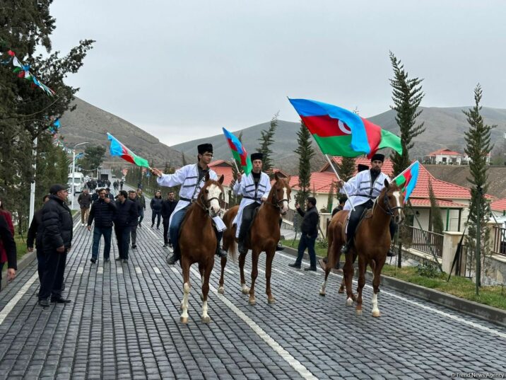 Talış kəndində 30 il sonra bayram tonqalı yandırıldı