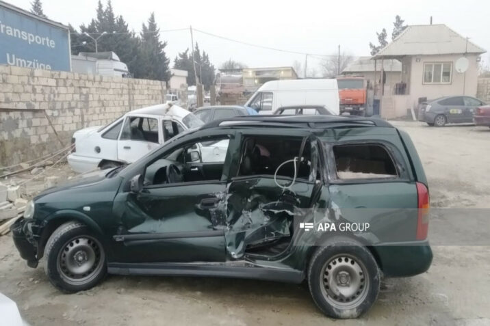 Tovuzda iki maşın toqquşub, xəsarət alan var