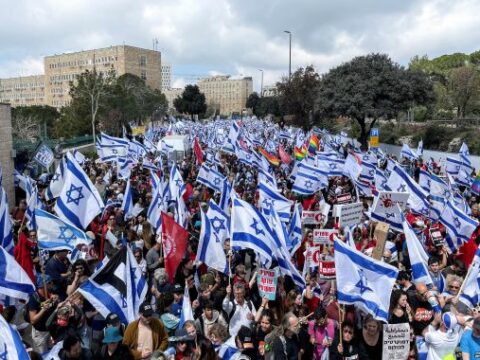 İsrailin Gürcüstandakı səfirliydən etirazçılara DƏSTƏK 