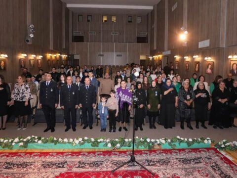 Gömrük Akademiyasının əməkdaşları və tələbələri Vətən müharibəsi şəhidinin anım mərasimində iştirak ediblər